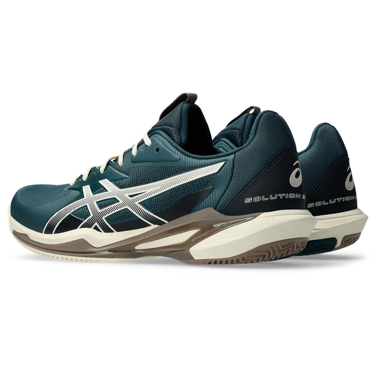 Asics Tennisschoen Solution Speed FF 3 Clay Heren Groen - Wit