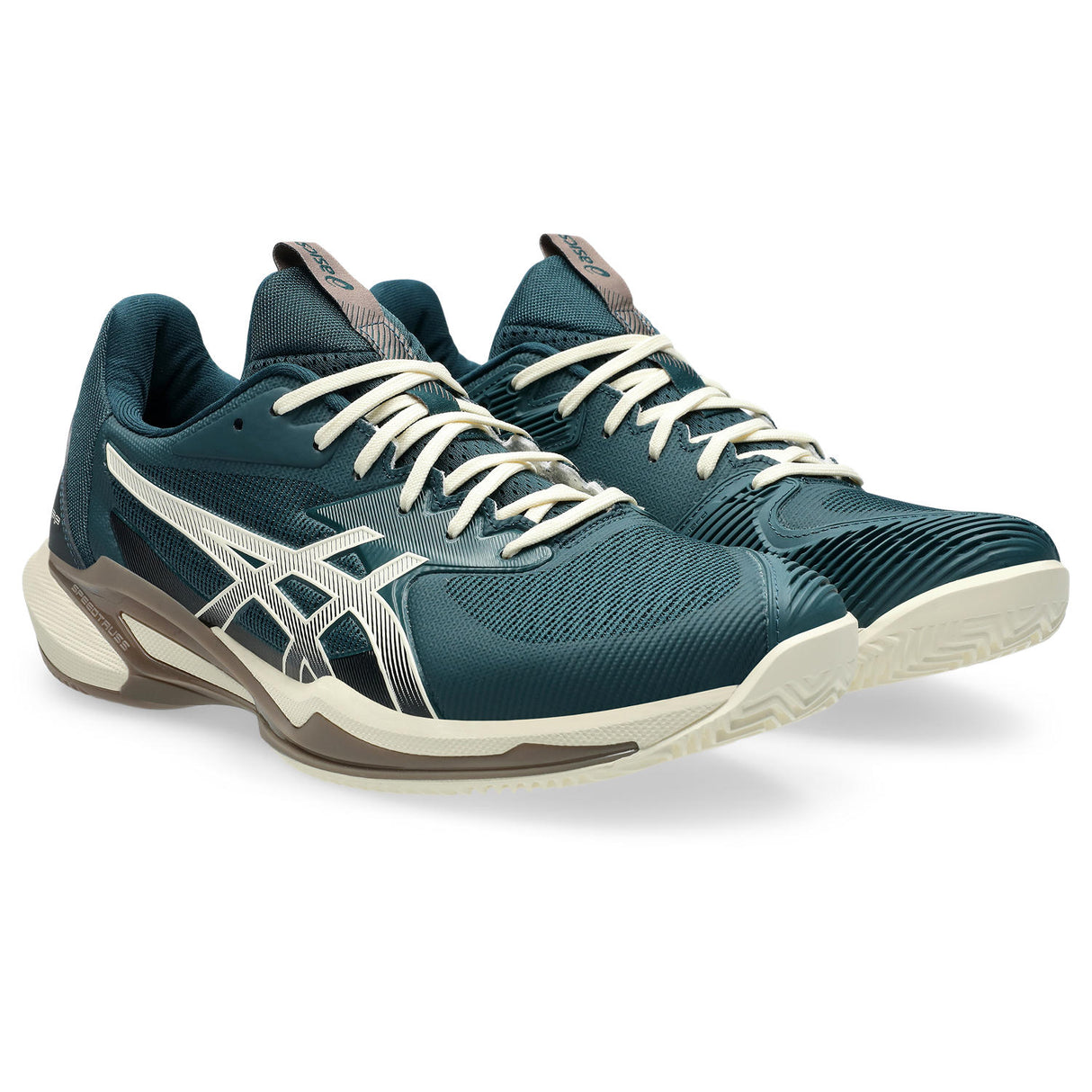 Asics Tennisschoen Solution Speed FF 3 Clay Heren Groen - Wit