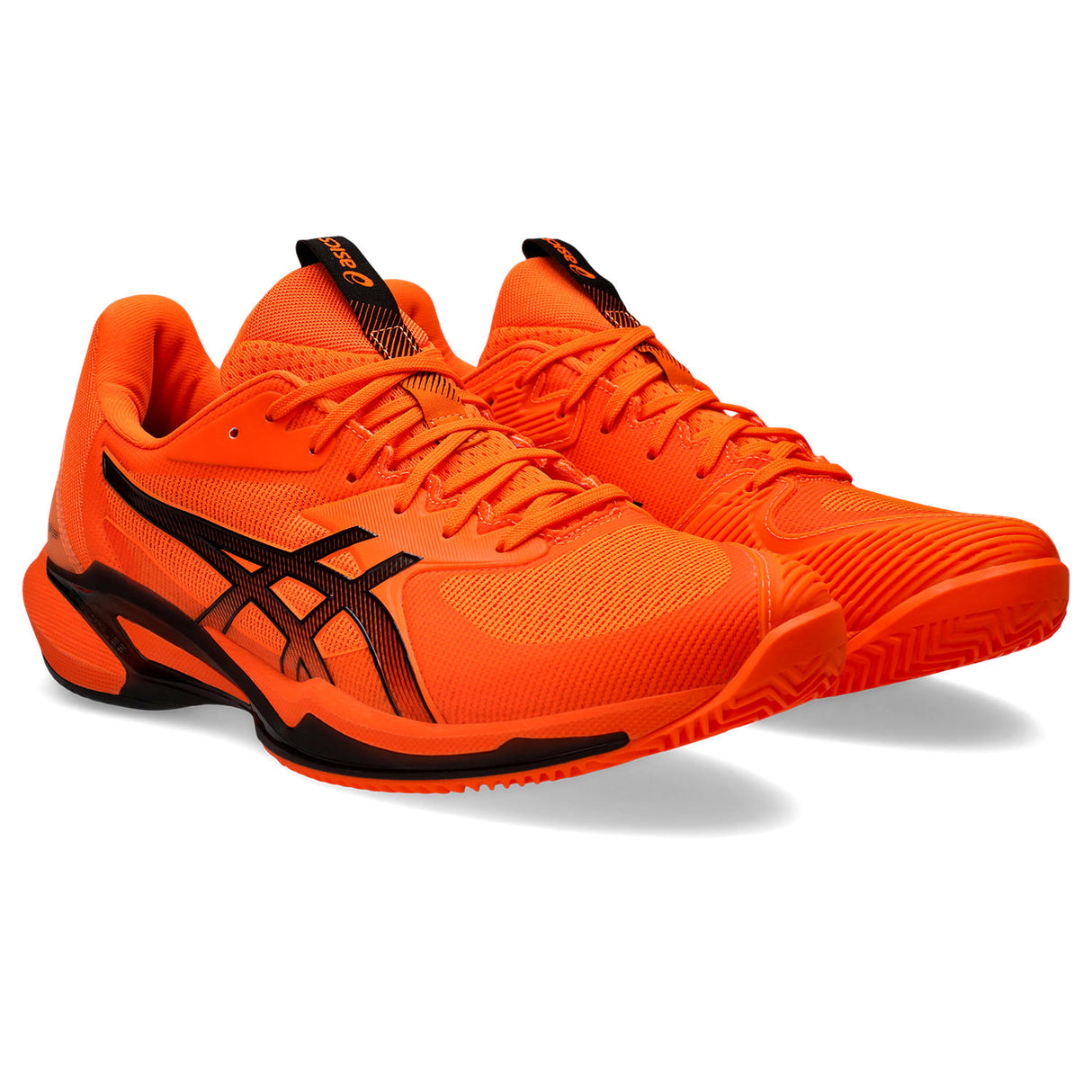 Asics Tennisschuh Solution Speed FF 3 Clay Herren Orange Schwarz