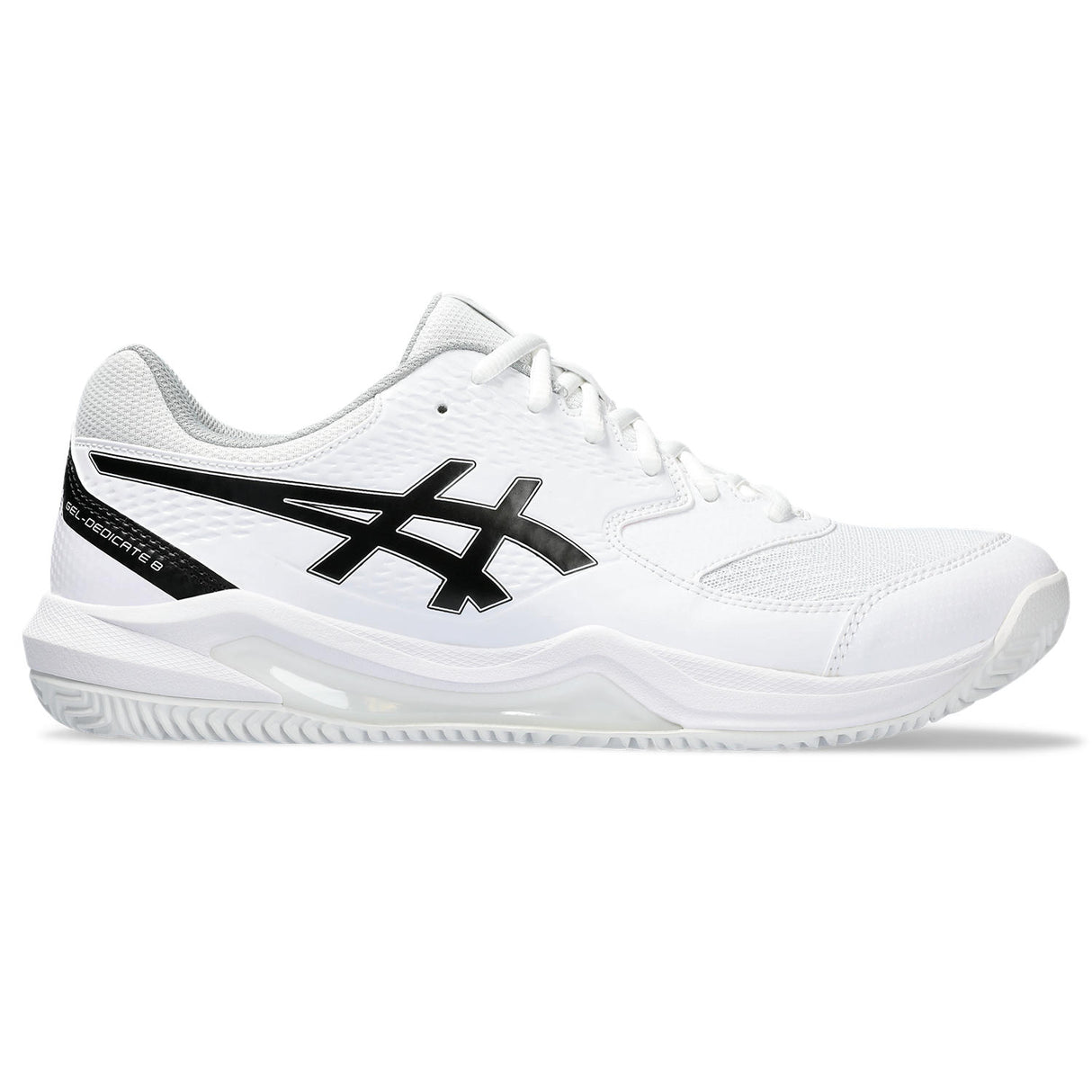 Asics Tennisschoen Gel Dedicate 8 Clay Heren Wit Zwart