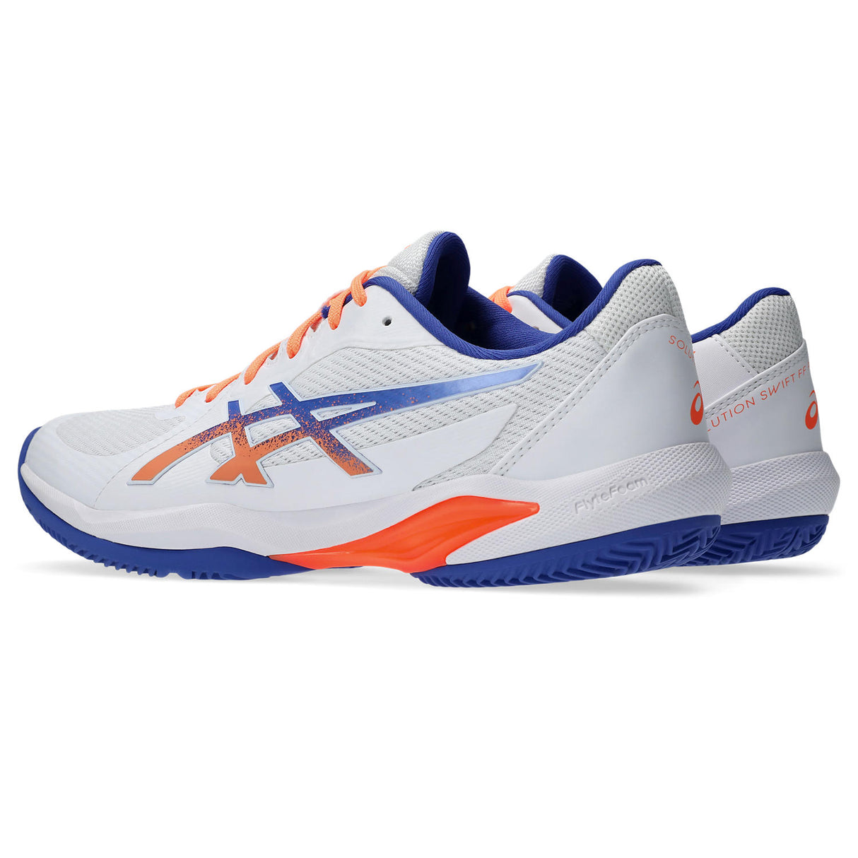 Asics Padelschoen Solution Swift FF 2 Padel Heren Wit Oranje