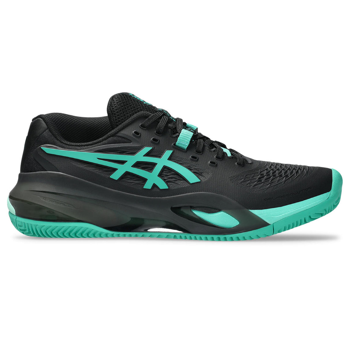 Asics Gel Resolution X Clay Tennisschuh Herren Schwarz Grün