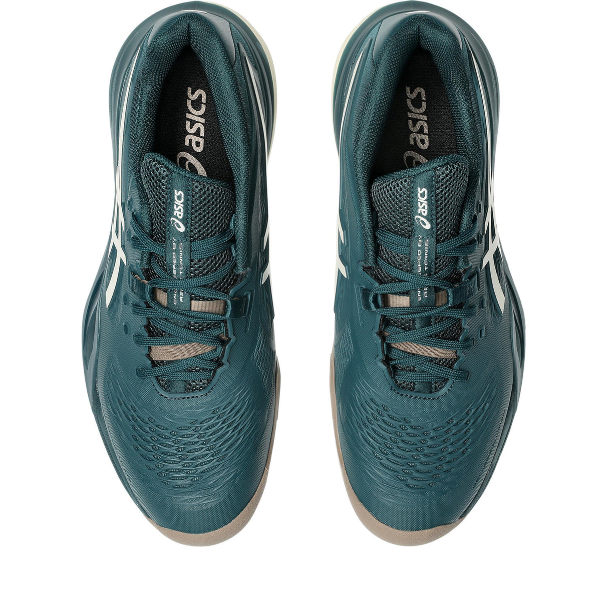 Asics Tennisschoen Gel Resolution X Clay Heren Groen