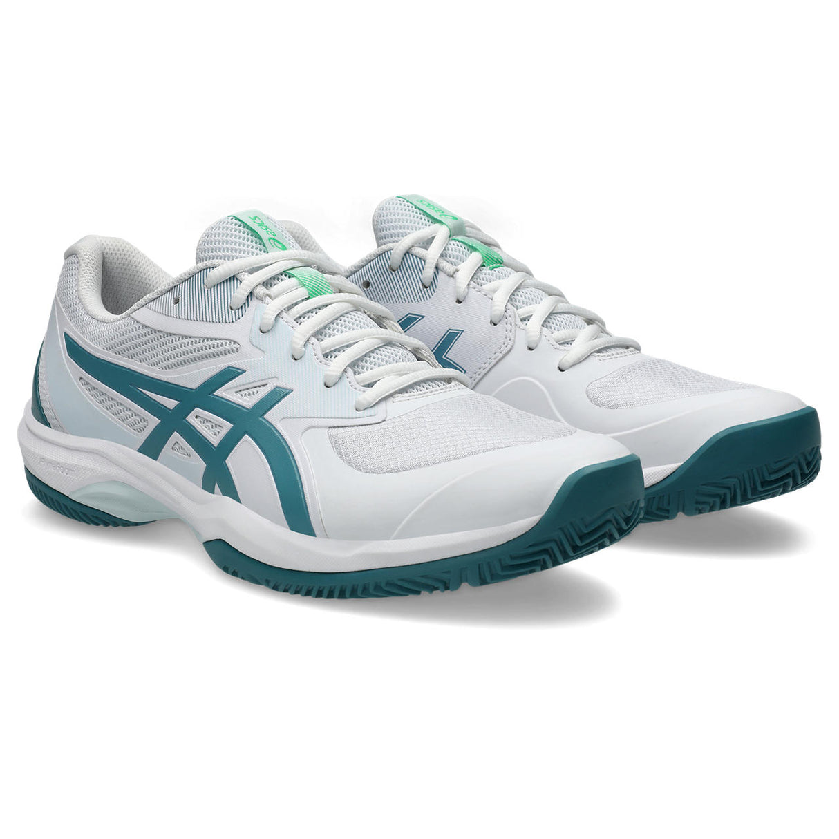 Asics Game FF Padelschuh für Herren, Weiß/Grün