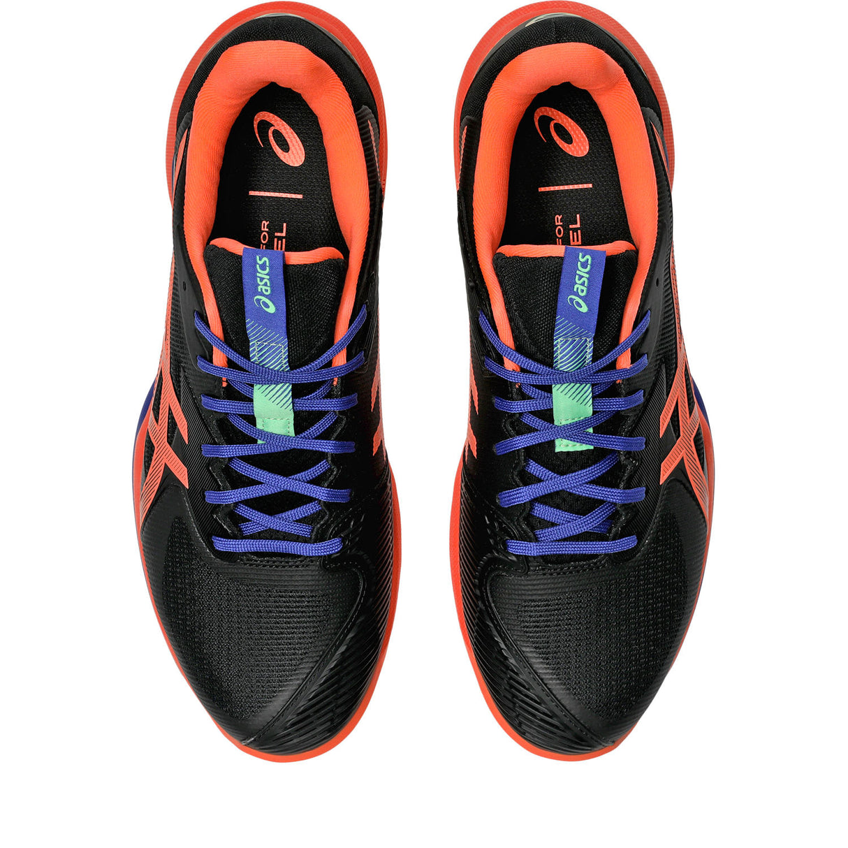 Asics Padelschoen Solution Speed FF 3 Padel Heren Zwart - Coral