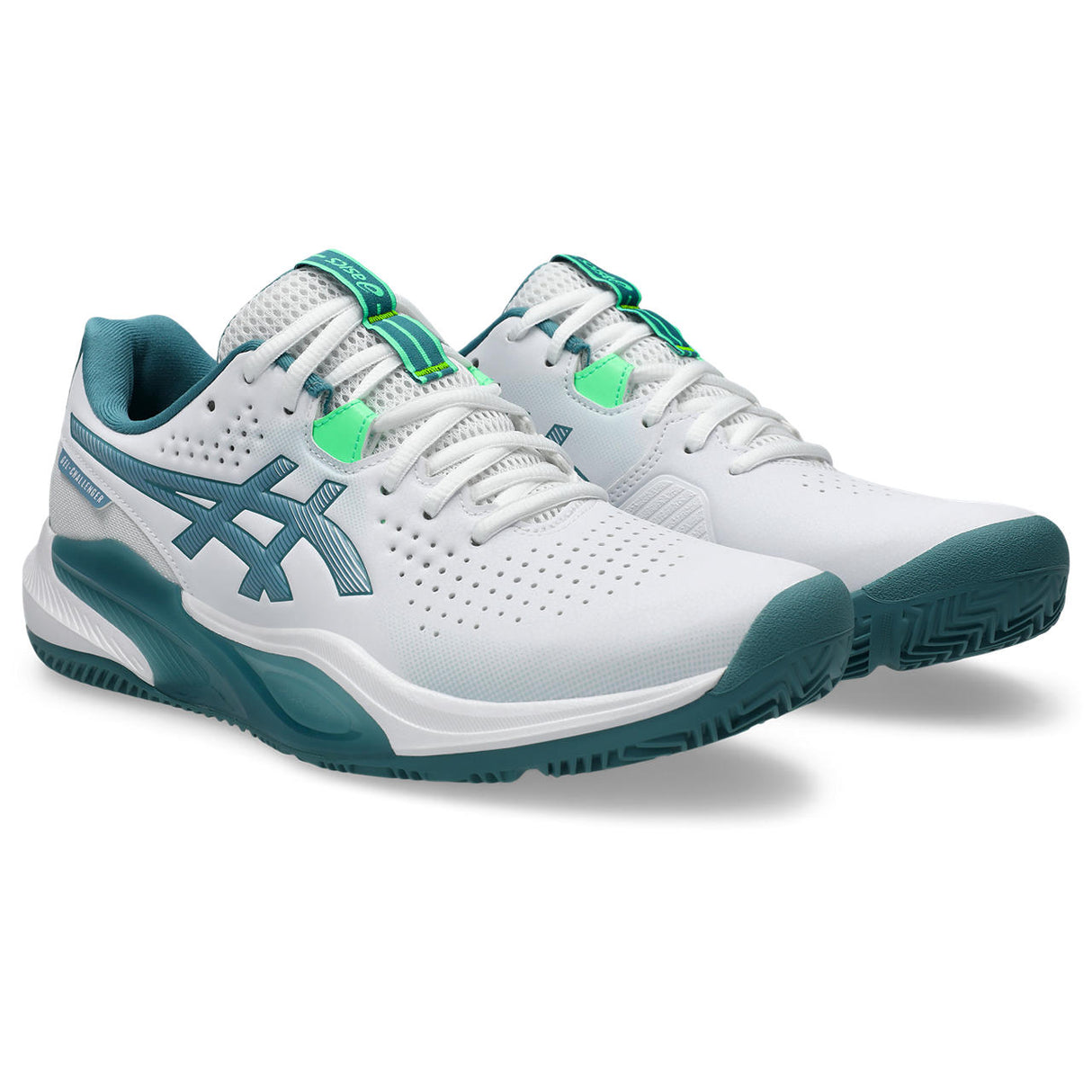 Asics Padelschuh Gel Challenger 15 Herren Weiß Blau