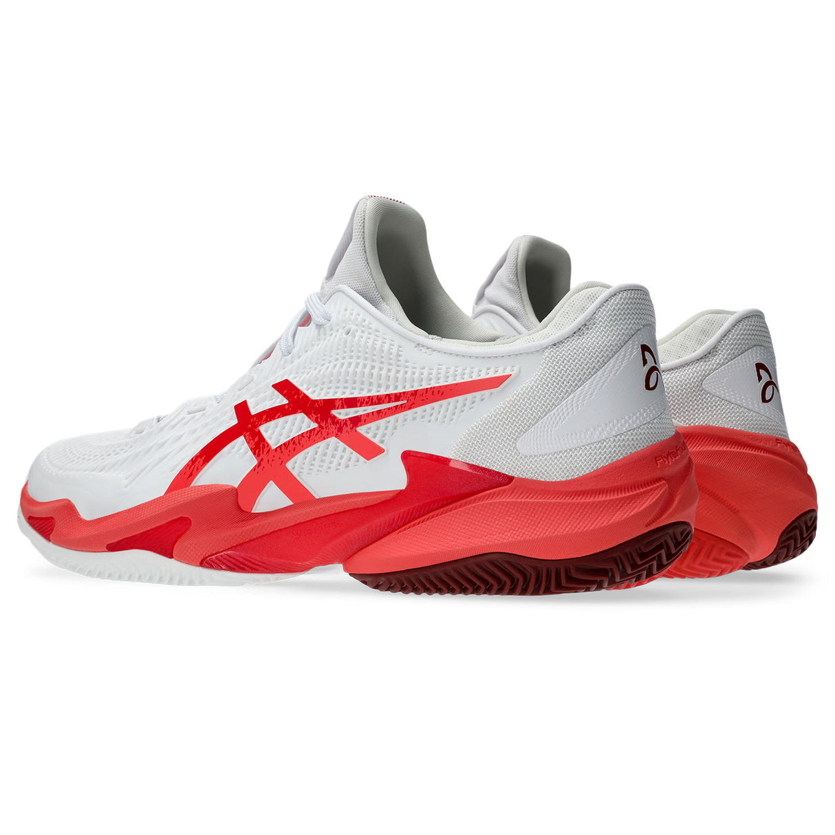 Asics Tennisschuh Court FF 3 Novak Clay Herren Weiß Rot