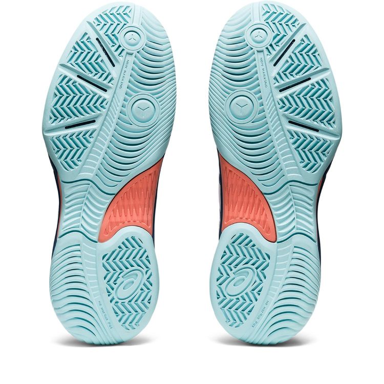 Asics Tennisschoen Gel Game 8 Clay/OC Dames Wit Blauw