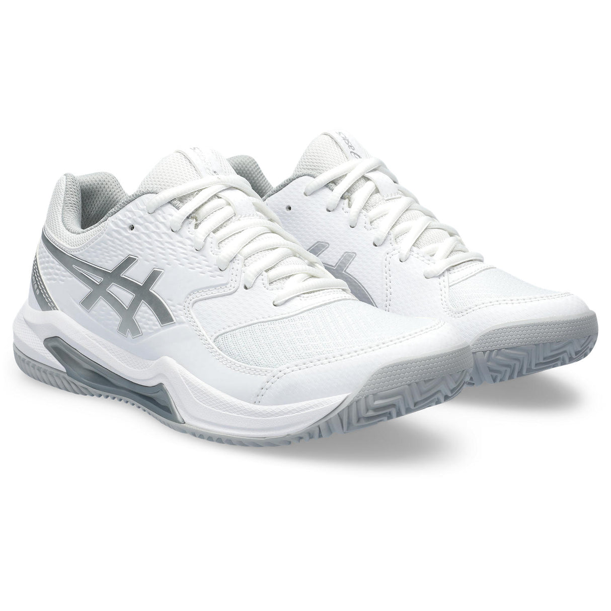 Asics Padelschoen Gel Dedicate 8 Padel Dames Wit - Zilver