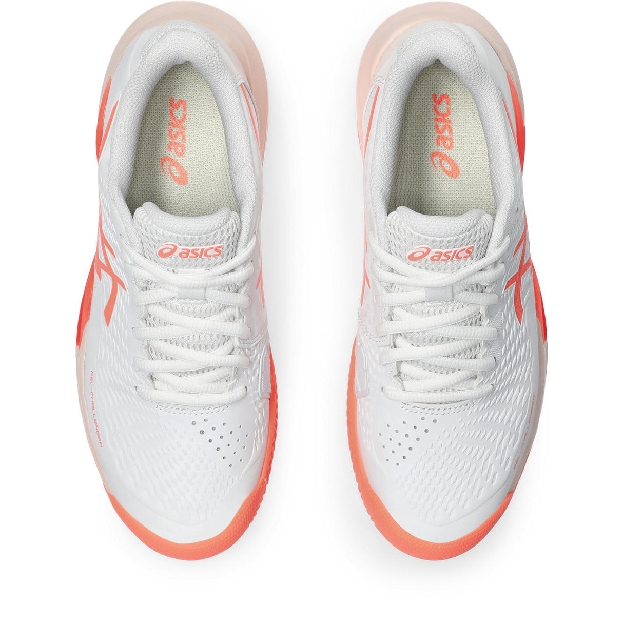 Asics Gel Challenger 14 Clay Tennisschuh für Damen, Weiß/Orange