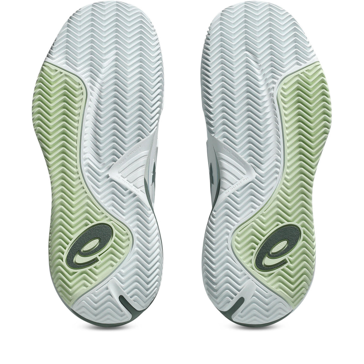 Asics Gel Resolution X Clay Tennisschuh für Damen, Weiß-Grün