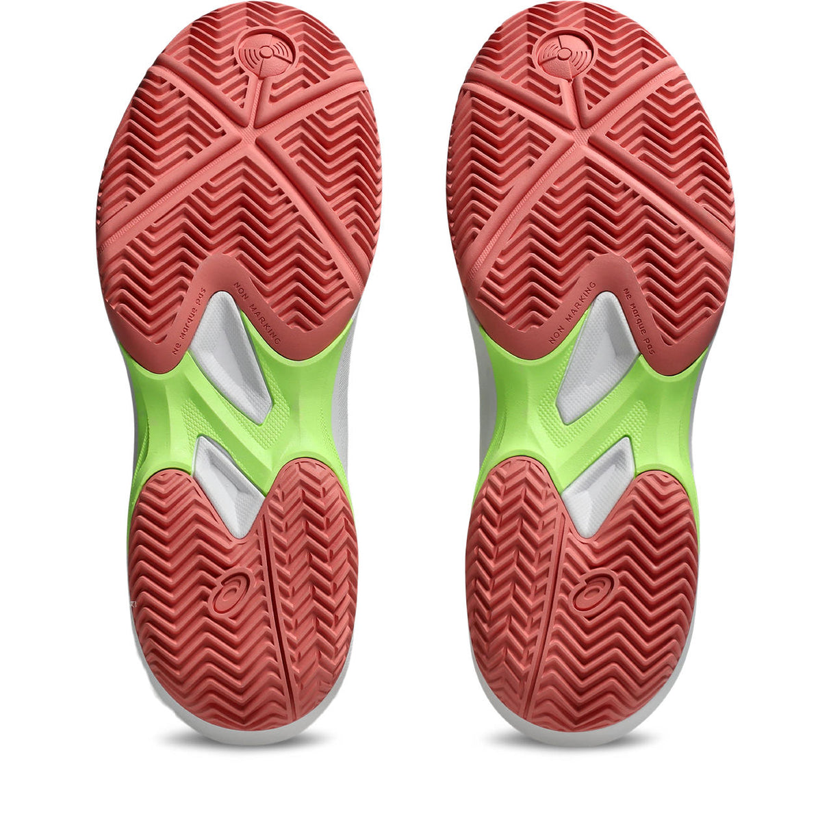 Asics Game FF Padelschuh für Damen, Weiß/Orange