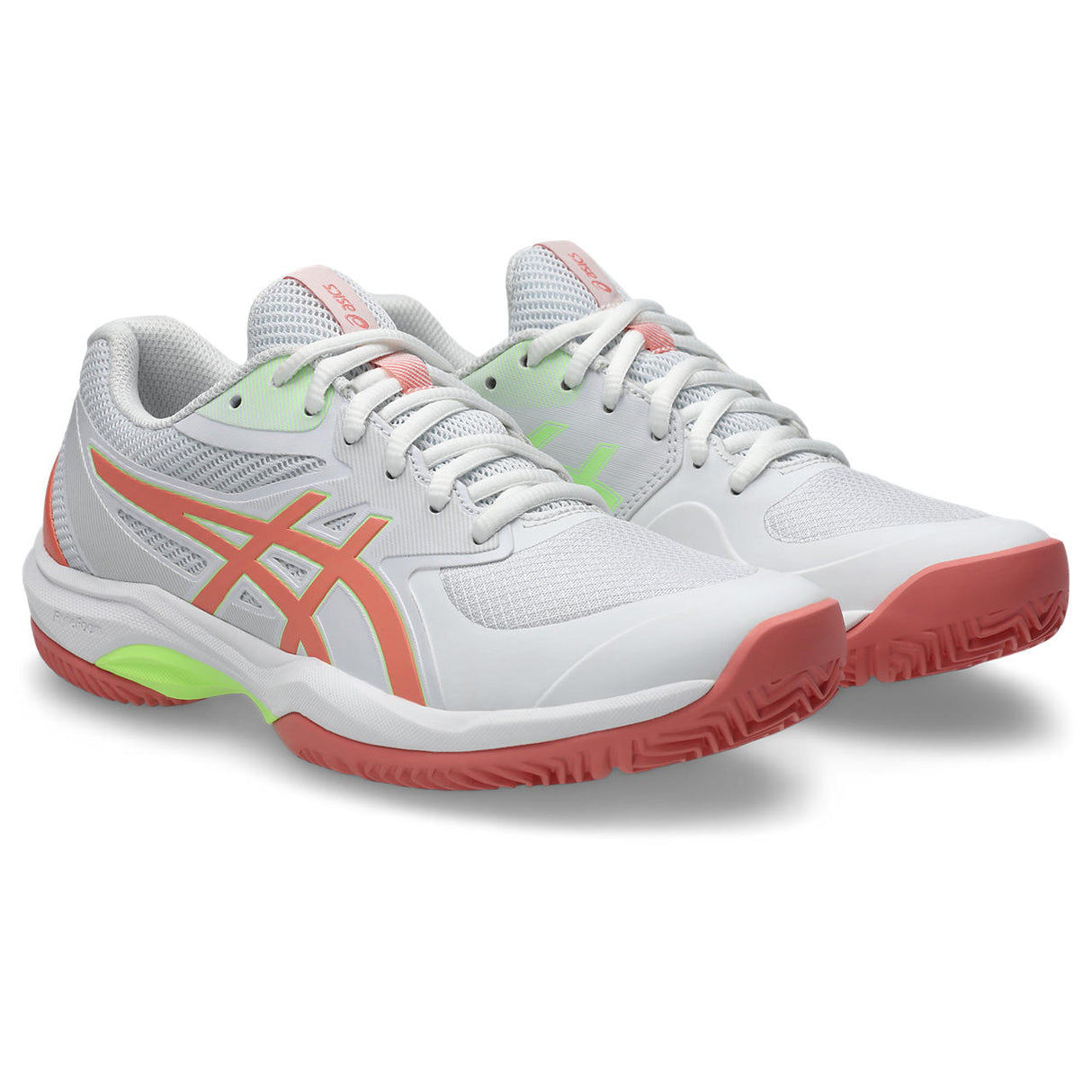 Asics Game FF Padelschuh für Damen, Weiß/Orange