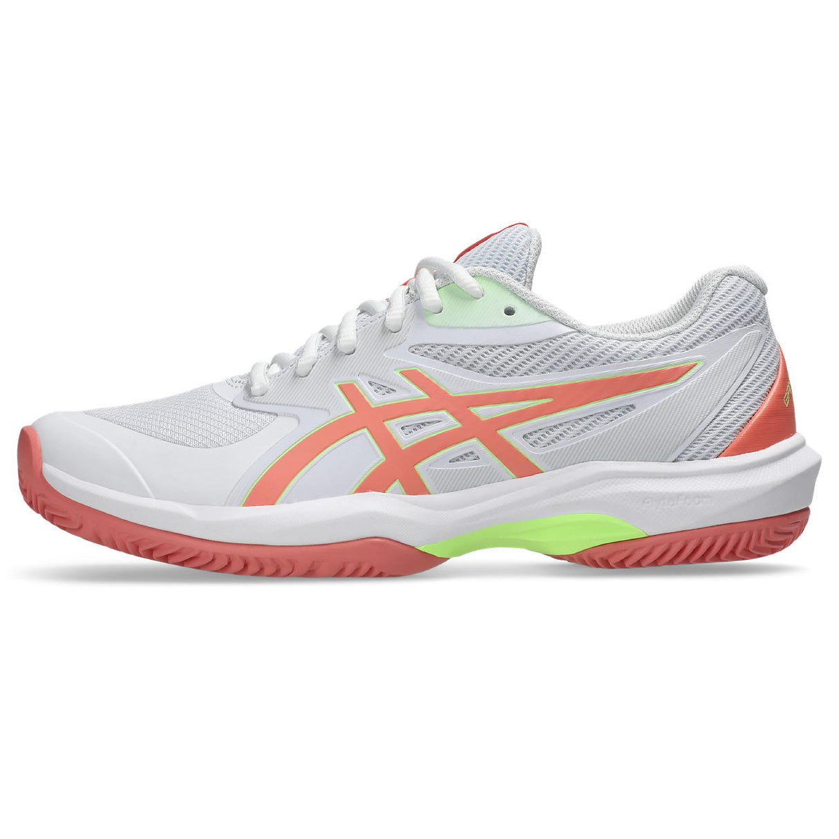 Asics Game FF Padelschuh für Damen, Weiß/Orange