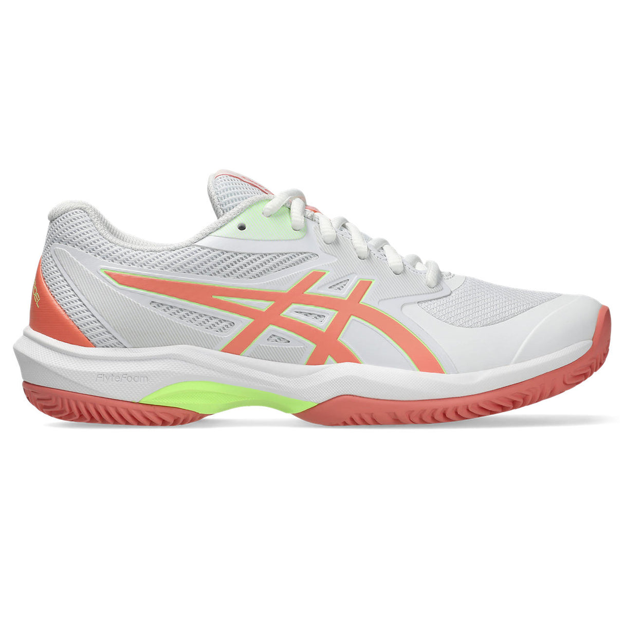 Asics Game FF Padelschuh für Damen, Weiß/Orange