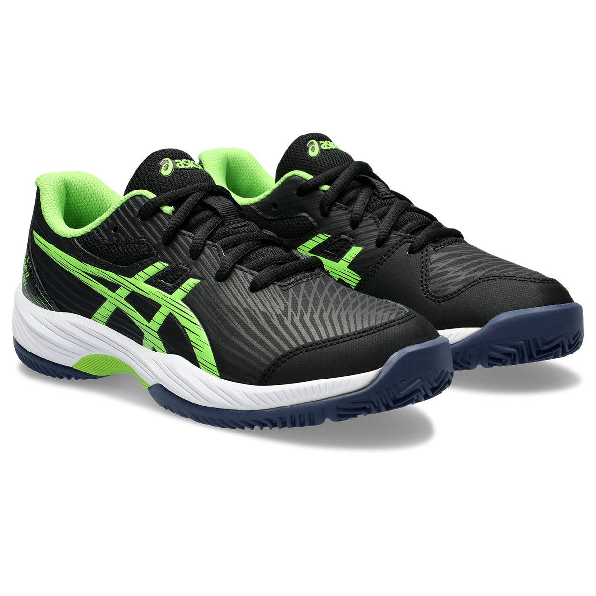 Zwarte Asics padelschoen junior