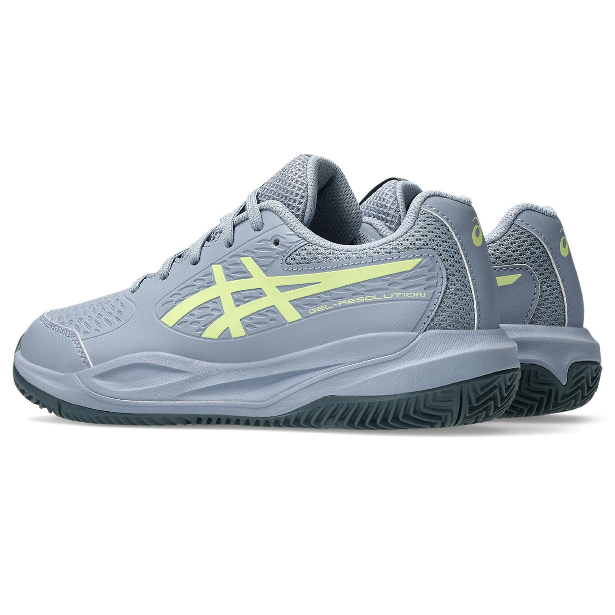 Asics Gel Resolution X GS Clay Junior Tennisschuh Grau