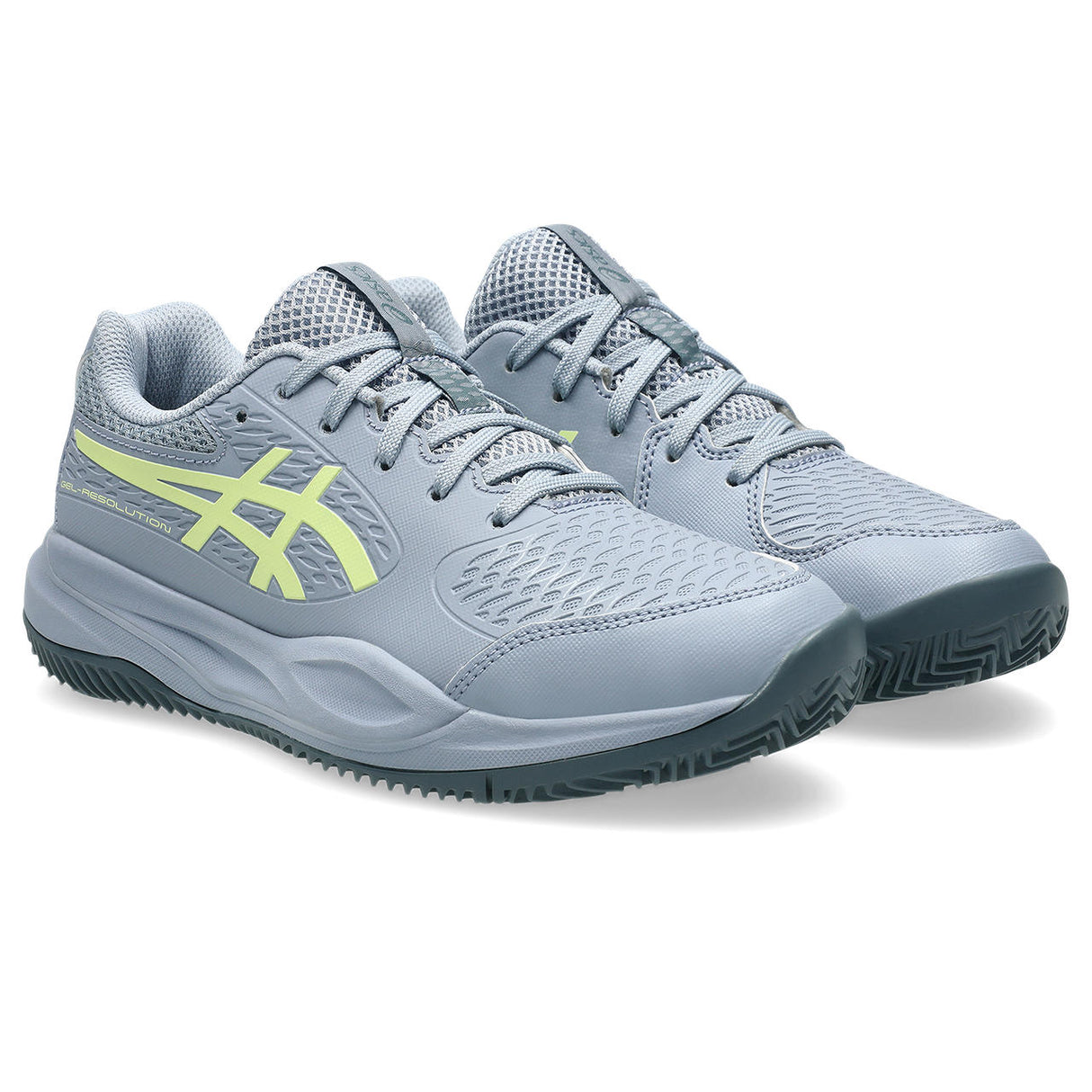 Asics Gel Resolution X GS Clay Junior Tennisschuh Grau