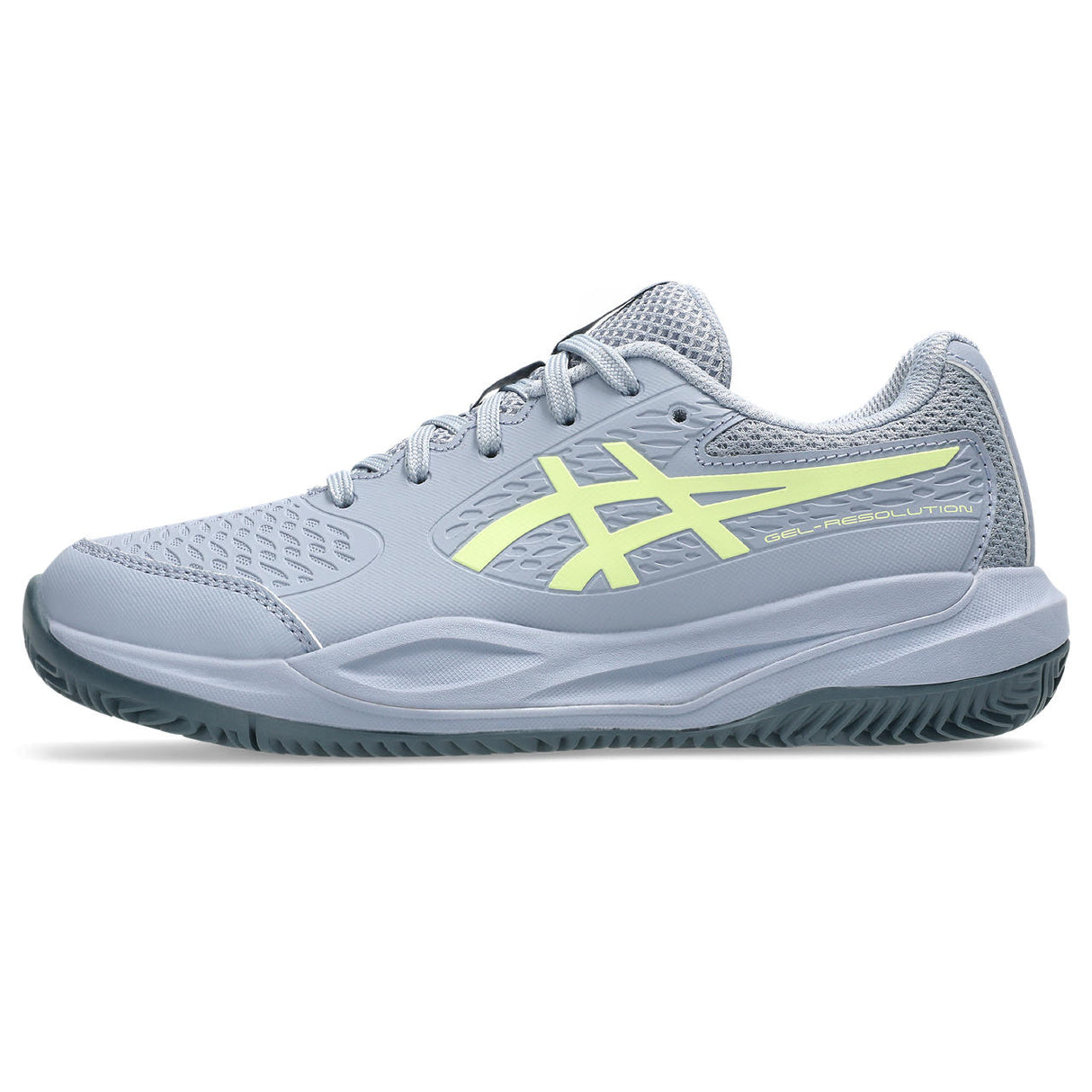 Asics Gel Resolution X GS Clay Junior Tennisschuh Grau