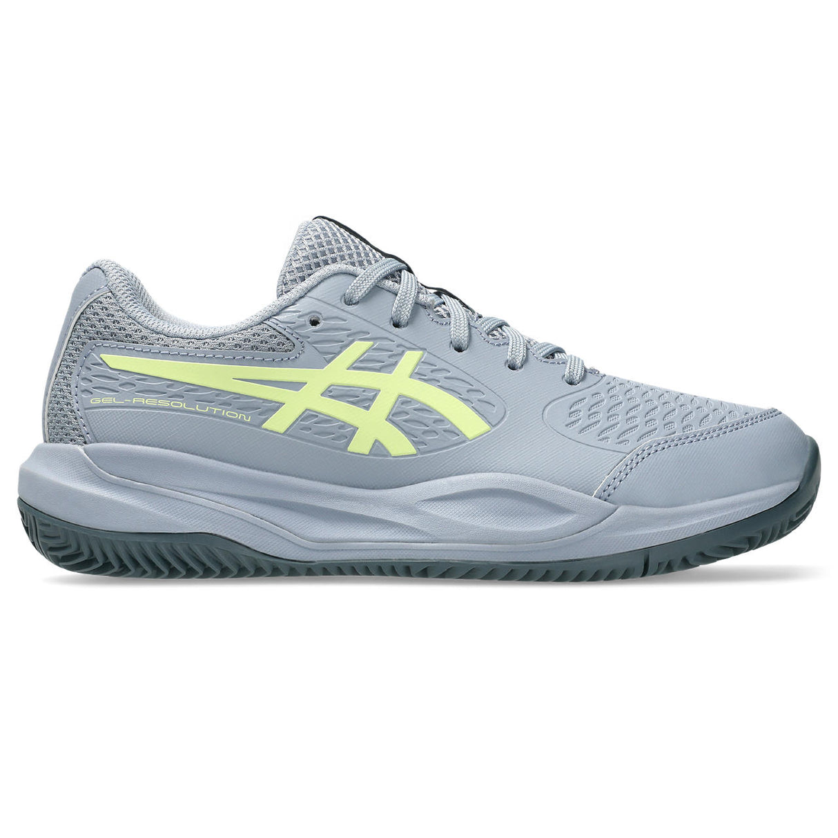 Asics Gel Resolution X GS Clay Junior Tennisschuh Grau