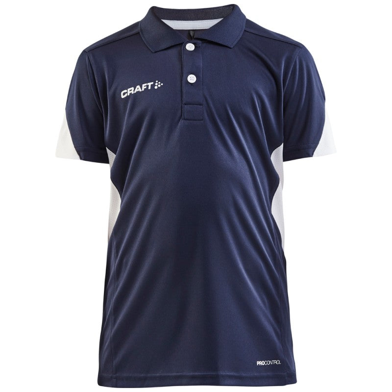 Craft Poloshirt Pro Control Impact Junior Navy White