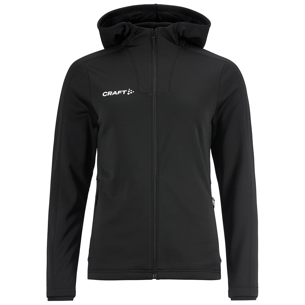 Craft Jacket Evolve 2.0 Brushed Hood Damen Schwarz