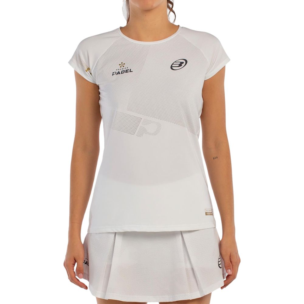 Bullpadel T-Shirt Afore Damen Weiß