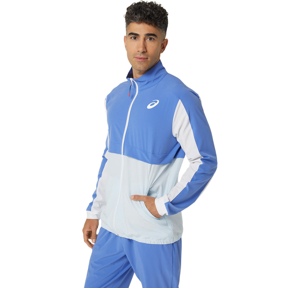 Asics Jacket Match Herren Saphirblau Weiß
