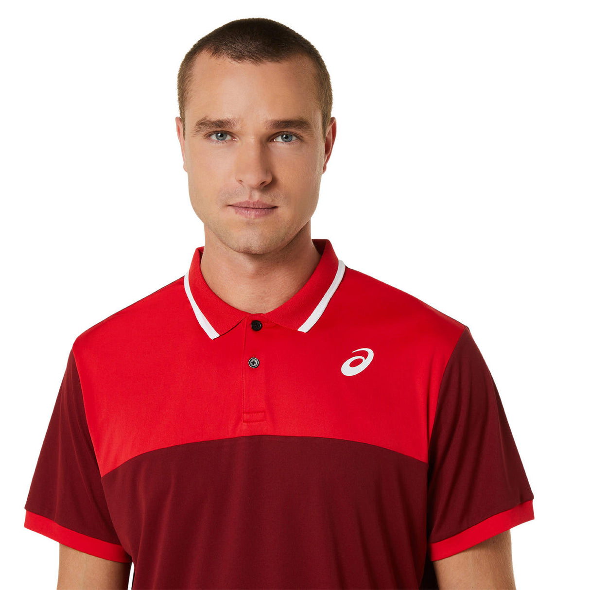Asics Poloshirt Court Herren Rot