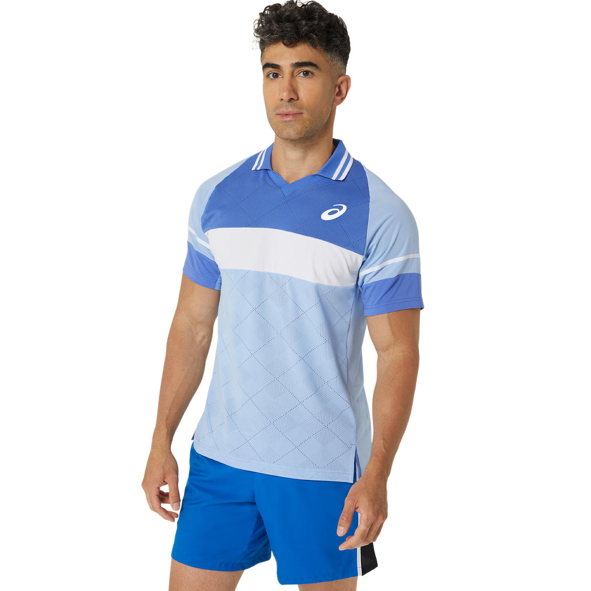 Asics Polo-Shirt Match Actibreeze Herren Blau
