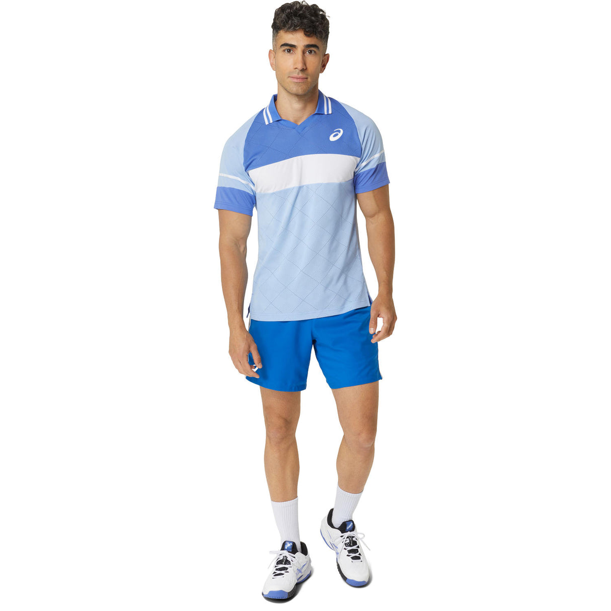 Asics Polo-Shirt Match Actibreeze Herren Blau