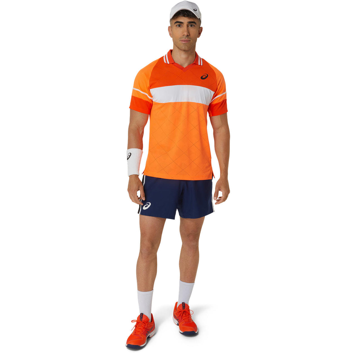 Asics Poloshirt Match Actibreeze Herren Koi Orange