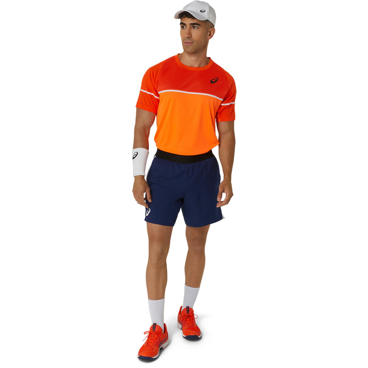 Asics T-Shirt Game SS Top Herren Orange