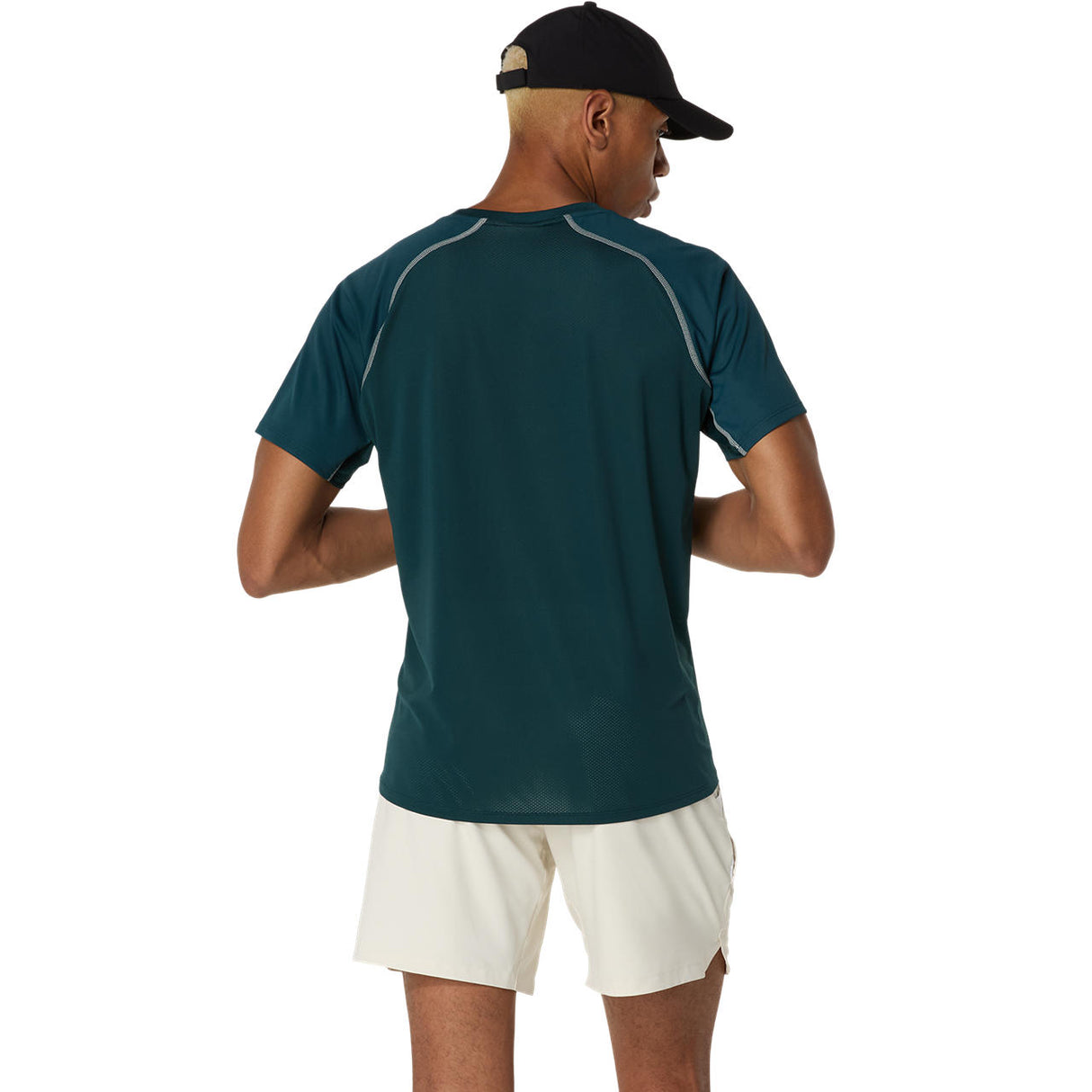 Asics T-Shirt Match Actibreeze SS Top Heren Groen