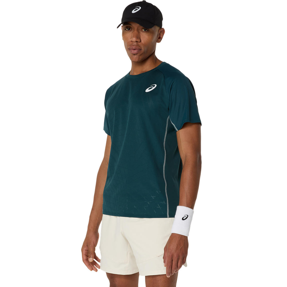Asics T-Shirt Match Actibreeze SS Top Heren Groen