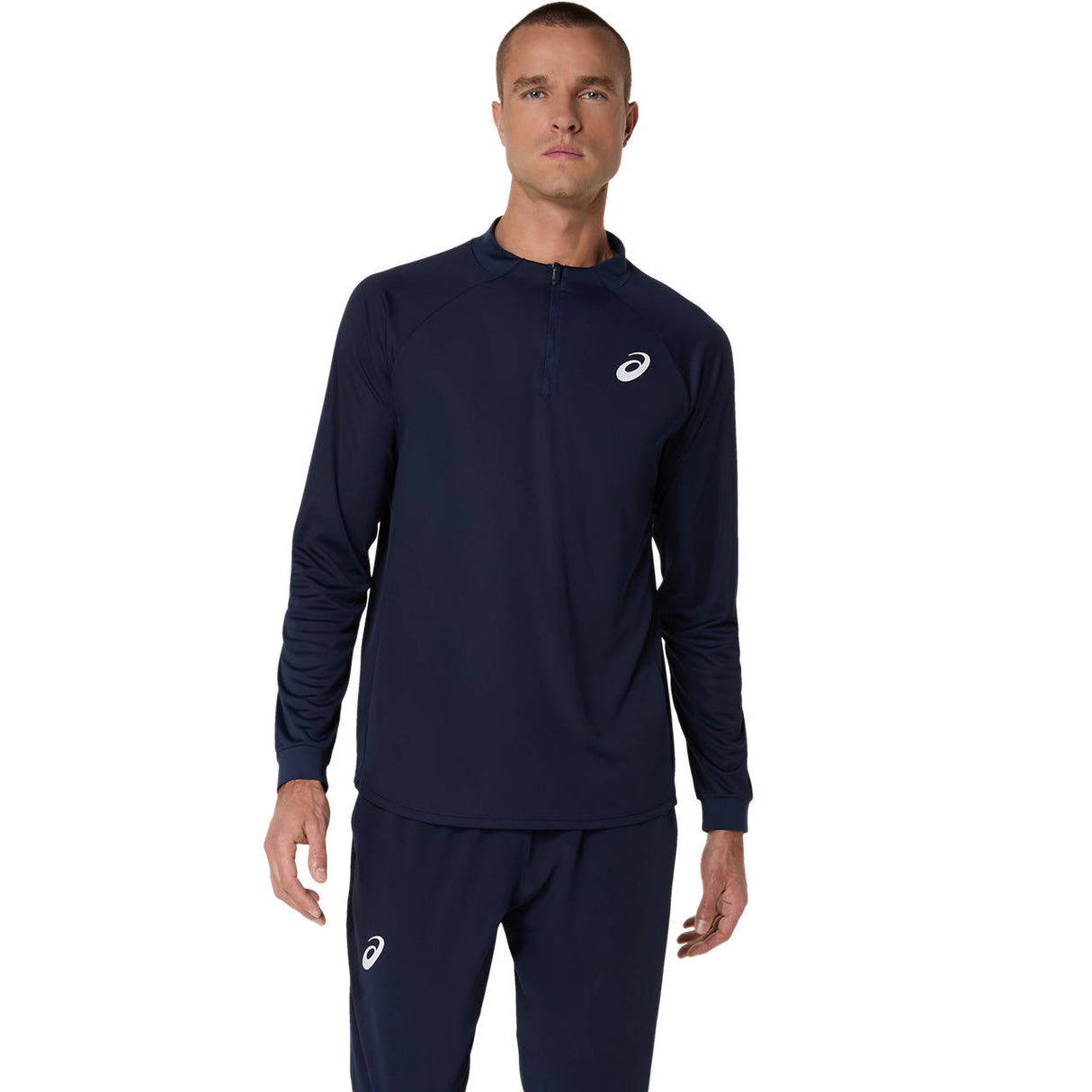 Asics Match Halfzip Top für Herren, Mitternachtsblau