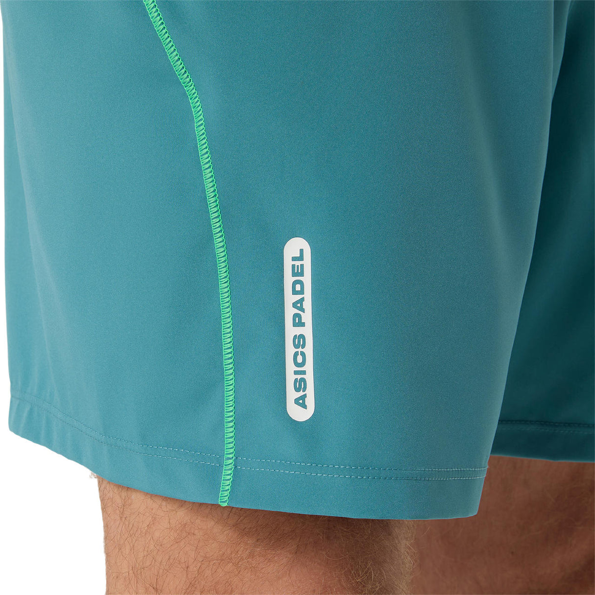 Asics Short Padel Court 7IN Herren Blau Grün