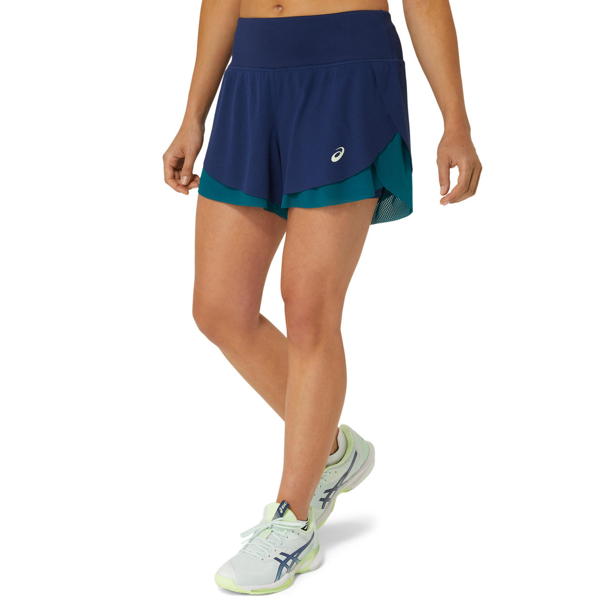 Asics Short Nagino 3.5IN 2-in-1 Layer Damen Marineblau
