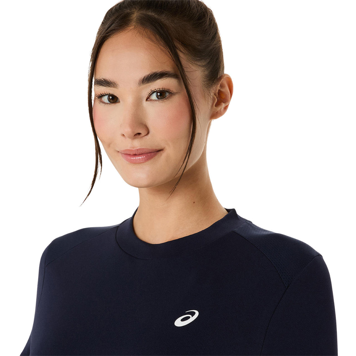 Asics T-Shirt Court SS Top Dames Navy