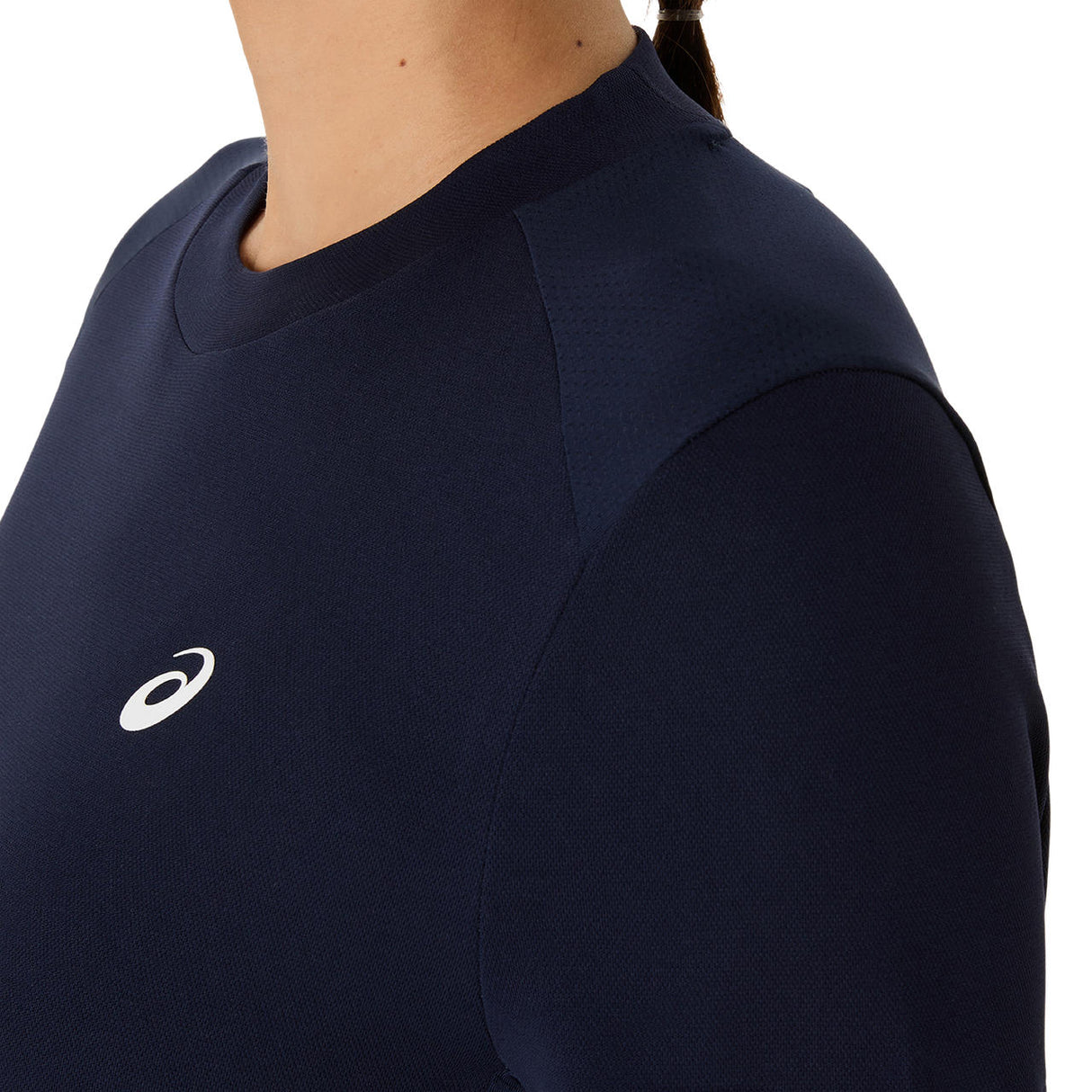 Asics T-Shirt Court SS Top Dames Navy
