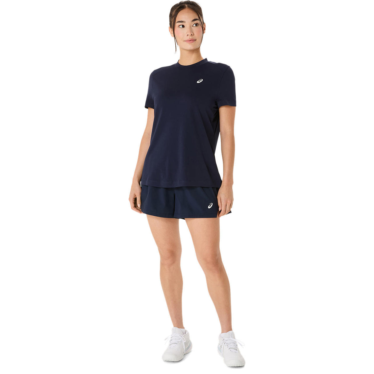 Asics T-Shirt Court SS Top Dames Navy