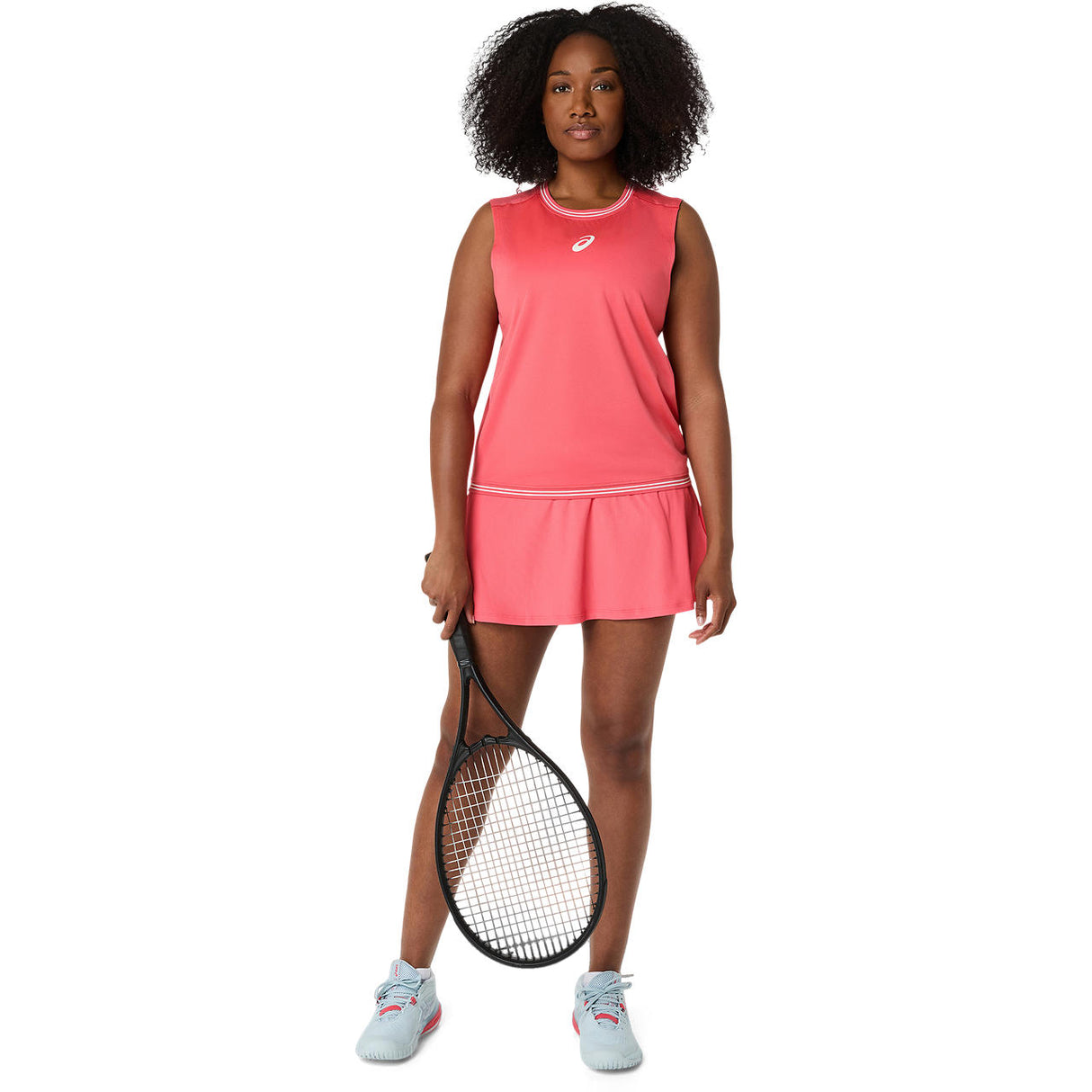 Asics Tank Top Game Sleeveless Top Dames Roze