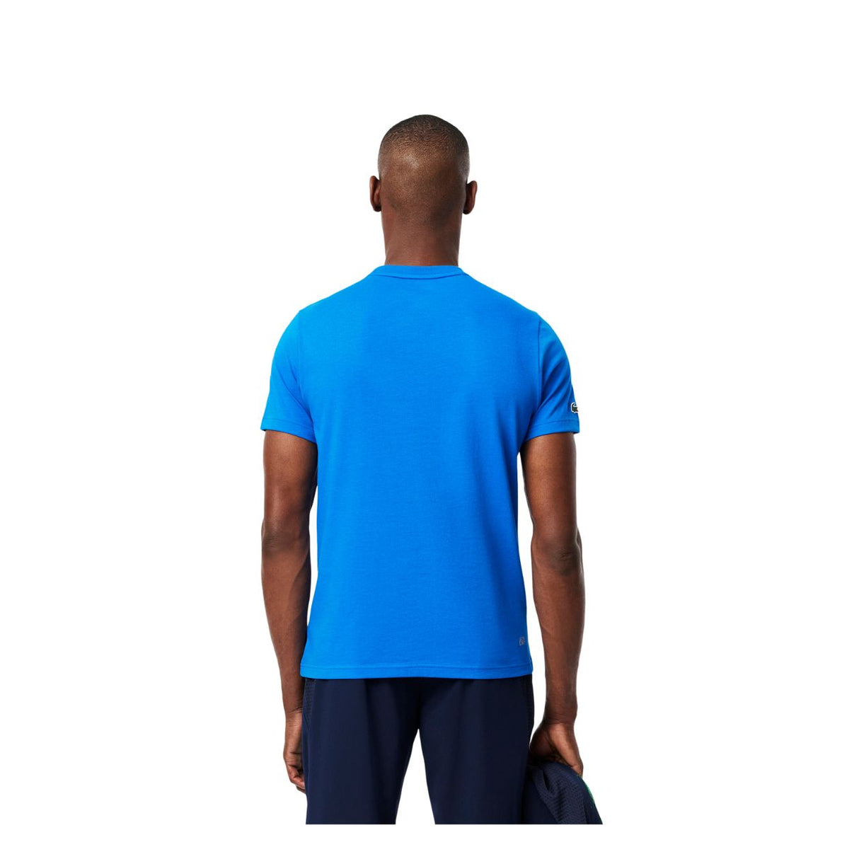 Lacoste T-Shirt Sport Rundhals Herren Blau Schwarz