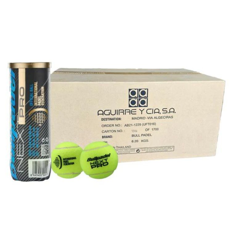 Bullpadel Next Pro padelballen controle