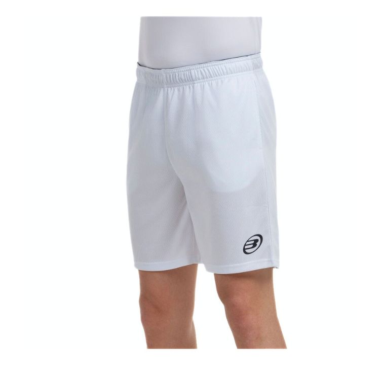 Bullpadel Short Belez Heren Wit Schuinvoor