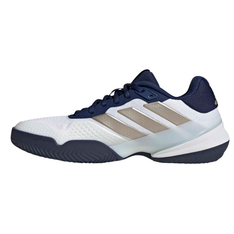 Adidas Tennisschoen Padelschoen Barricade 14 Clay Heren Wit Blauw