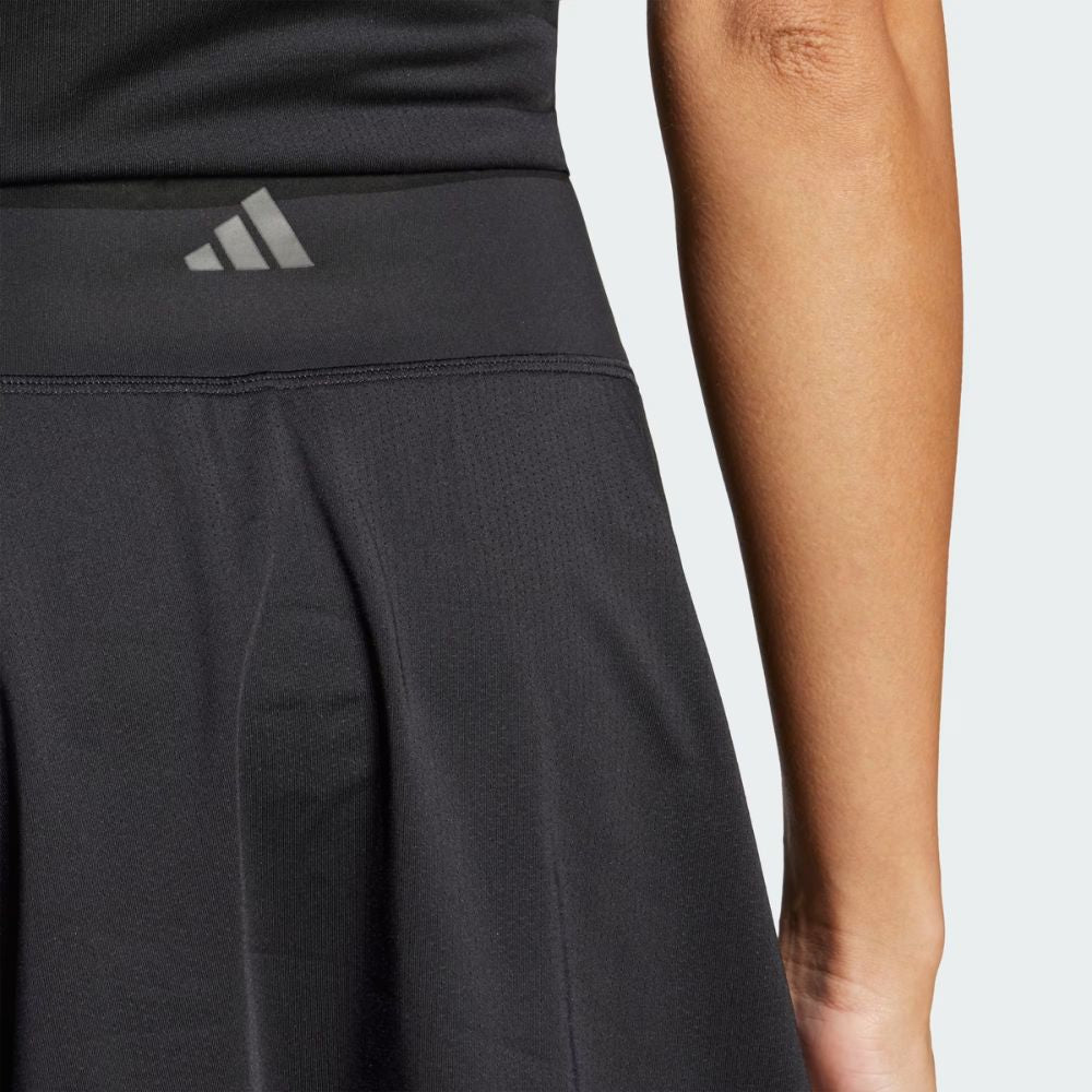 Adidas Club Skirt Dames Zwart Detail
