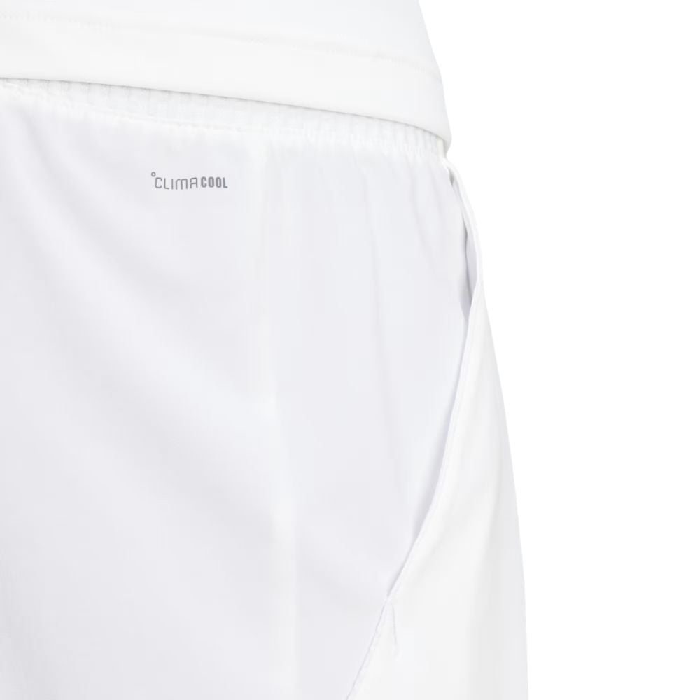 Adidas Club Stretch Woven Short Heren Wit Detail