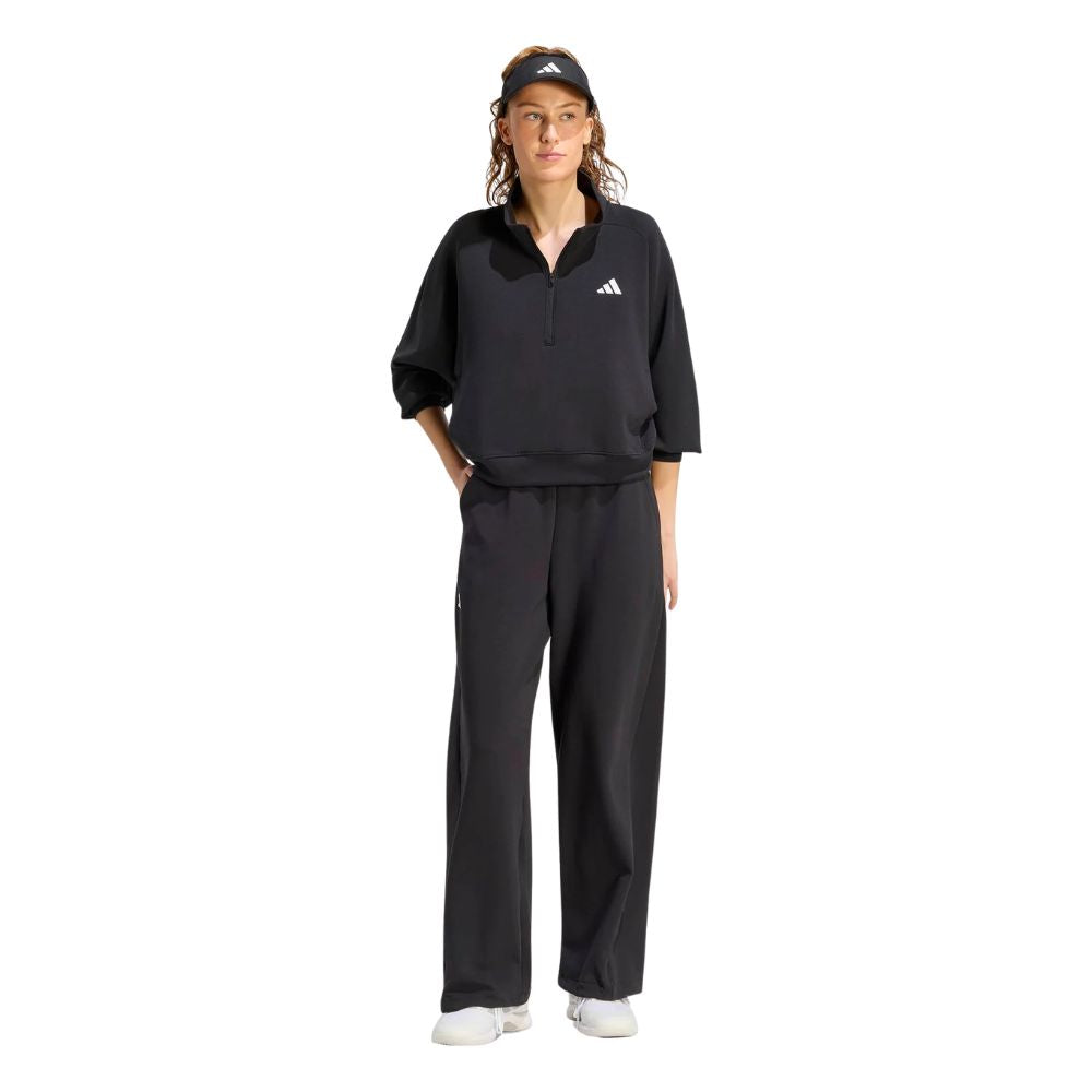 Adidas Cover Up Half-Zip Sweatshirt Dames Zwart Voor