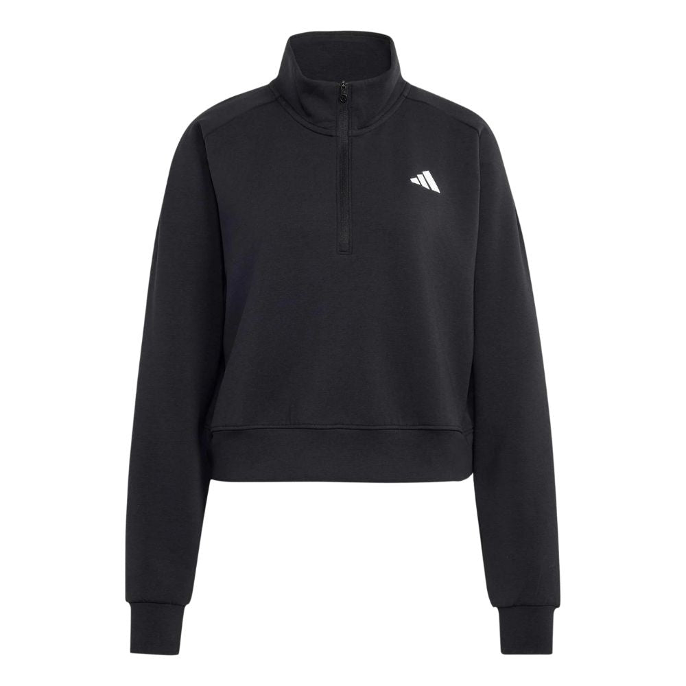 Adidas Cover Up Half-Zip Sweatshirt Dames Zwart